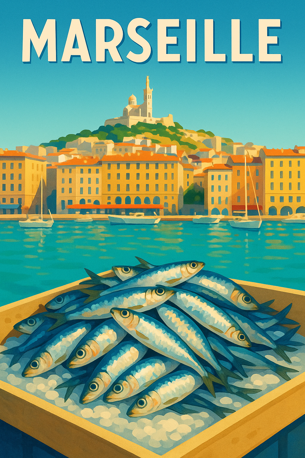 Carte Postale Sardine