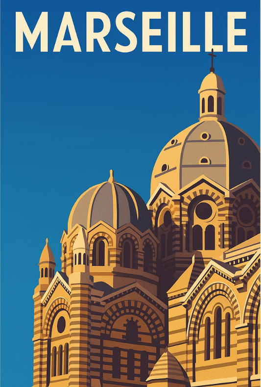 Carte postale Major Marseille