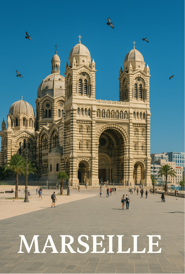 Carte postale Major Marseille