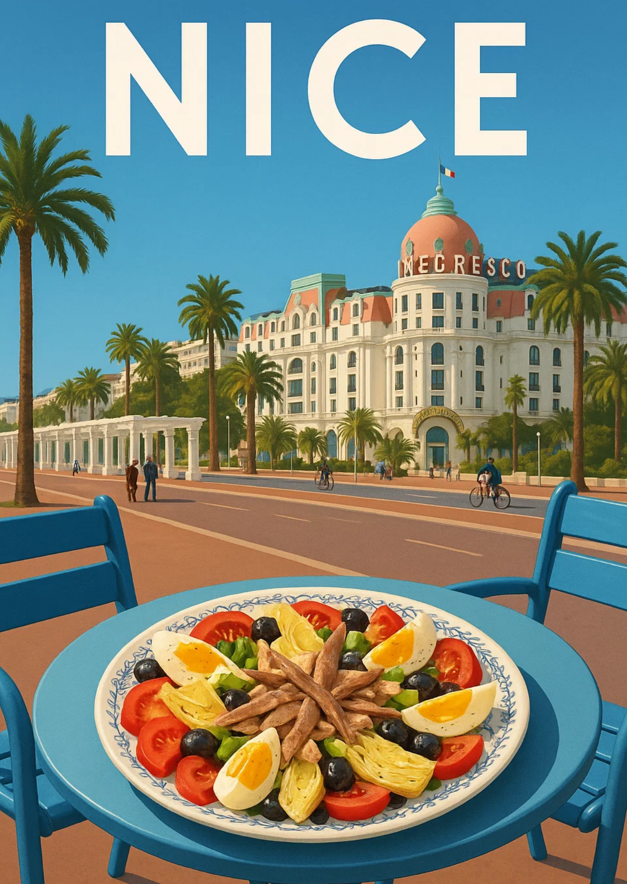Carte Postale Nice Gastronomie