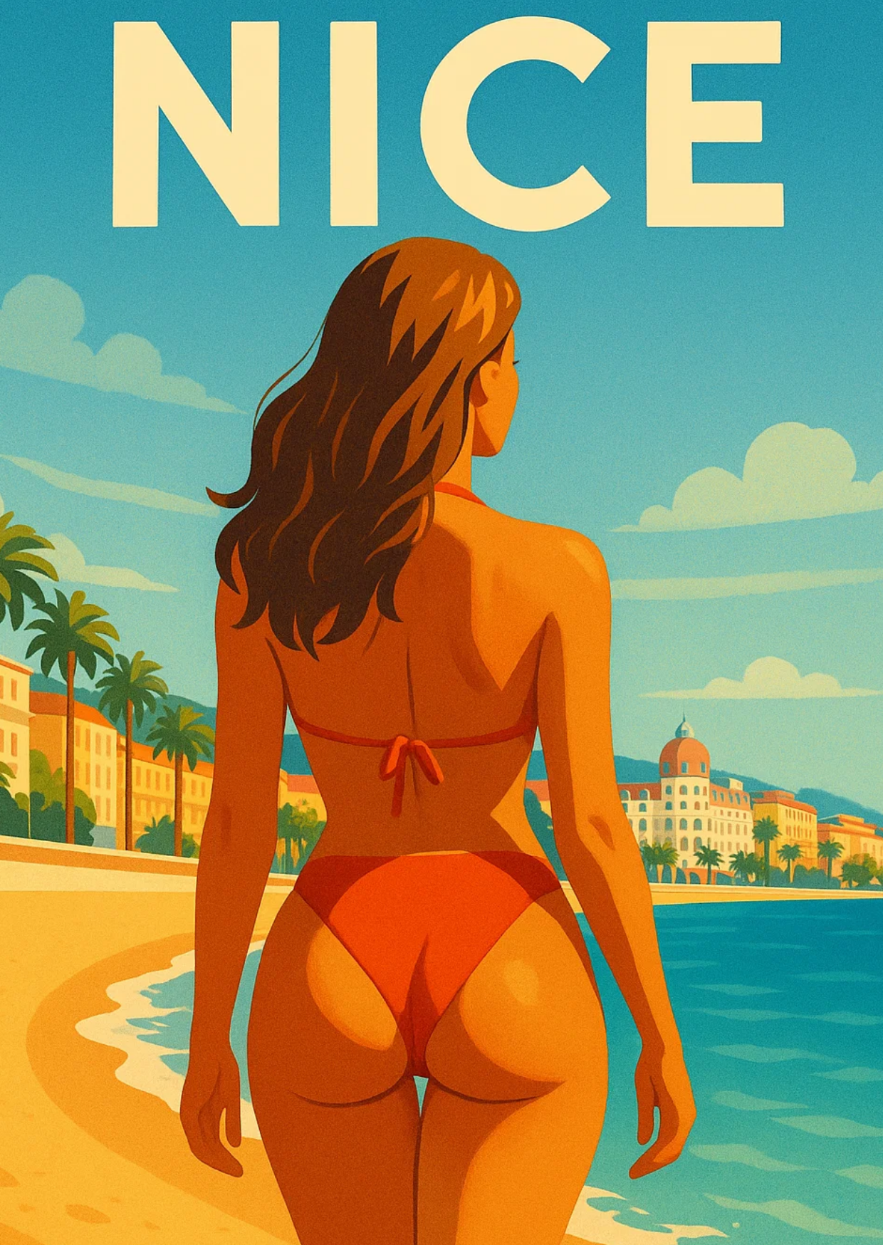 Carte postale Nice Plage
