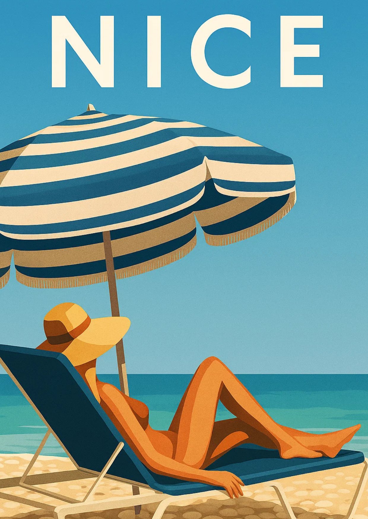 Carte postale Nice Plage