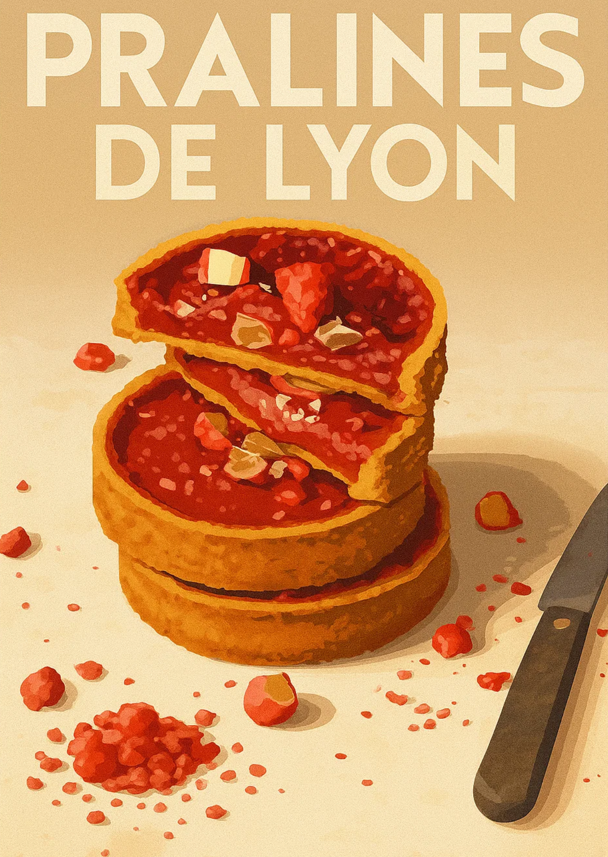 Carte Postale Praline Lyon