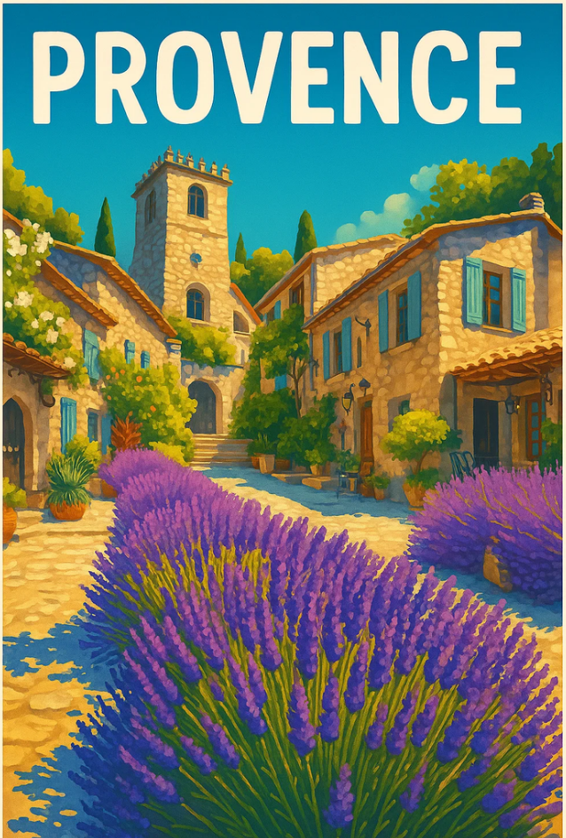 Magnet Village provençal