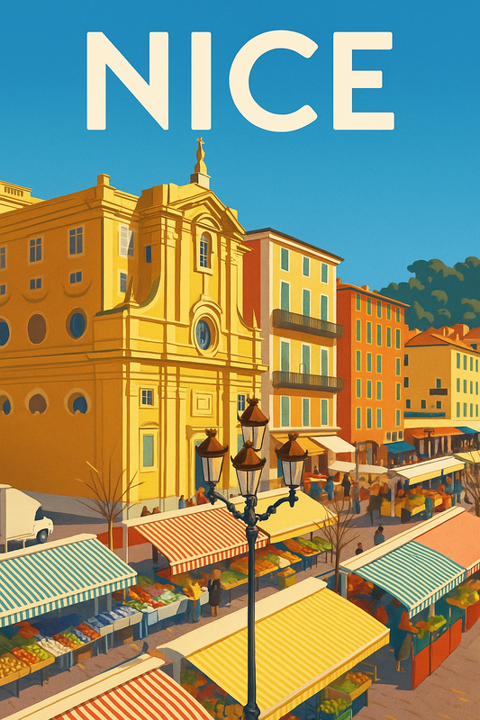 Carte Postale Nice centre-ville