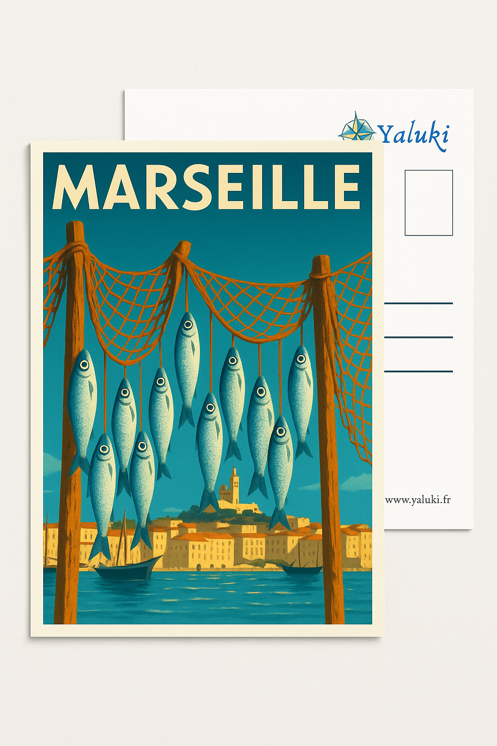 Carte Postale Sardine