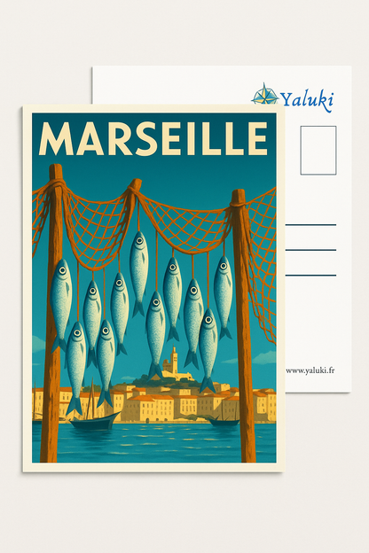 Carte Postale Sardine