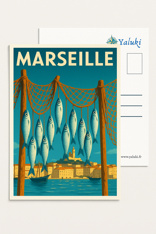 Carte Postale Sardine