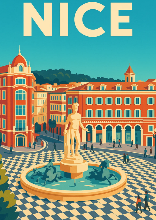 Carte Postale Nice Centre-Ville