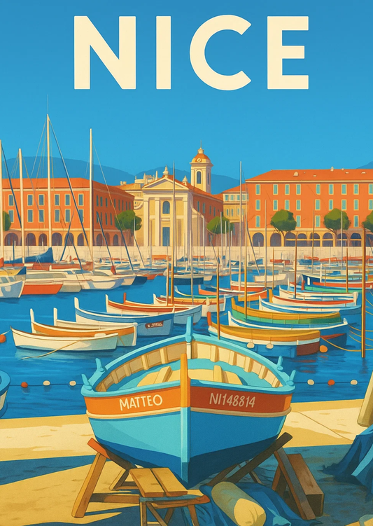 Carte postale Nice Port