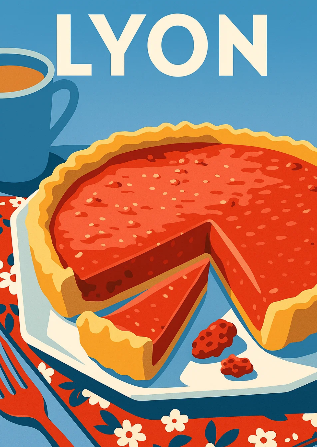 Carte Postale Praline Lyon